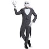 Image 1 : Jack Skellington Adult Costume – Striped Suit with Mask