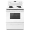 Image 1 : Amana YACR4303MFW Electric Range, 30 inch Exterior Width, 4 Burners, 4.8 cu. ft. Capacity, Storage D