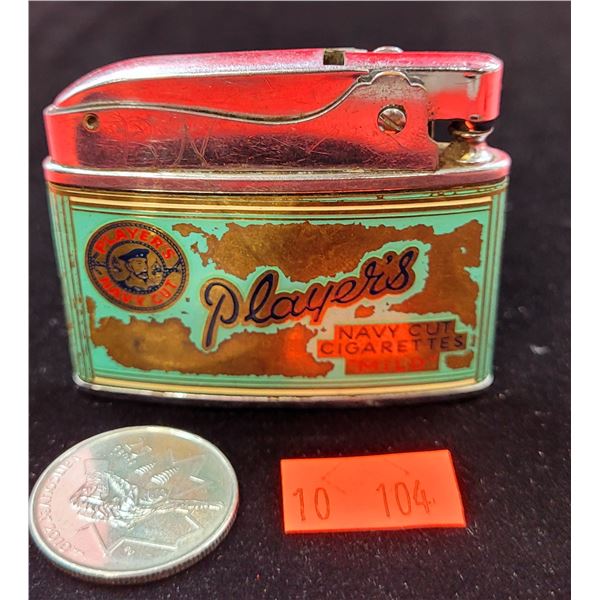 VTG Hadson Superior Quality Player's Navy Cut Cigarettes Advertising Lighter