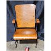 Image 1 : VTG Cast Iron & Wooden Chair