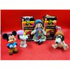 Image 1 : VTG Mickey Mouse & Snoopy Figurines, Doll & 2 AM-AV The Great Houdini Magic Kits