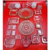 Image 1 : VTG Lot Of Crystal/Glass Ashtrays