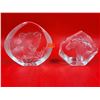 Image 1 : Signed Etched Crystal Animal Sculptures