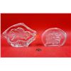 Image 1 : Etched Crystal Animal Sculptures