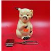 Image 1 : Signed Ceramic Piggy Bank w/ Lock & Key Made in Western Germany