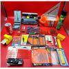 Image 1 : Assorted Tool Lot w/ Jigsaw Blades, Drill Bits, Fast Orange Hand Cleaner, & More