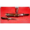Image 1 : VTG Wood & Brass Meat Carving Set