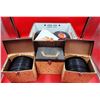 Image 1 : Assorted 45 RPM Record Lot w/ Record Carriers