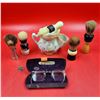 Image 1 : VTG Old Foley Shaving Mug Made in England & Shaving Brushes