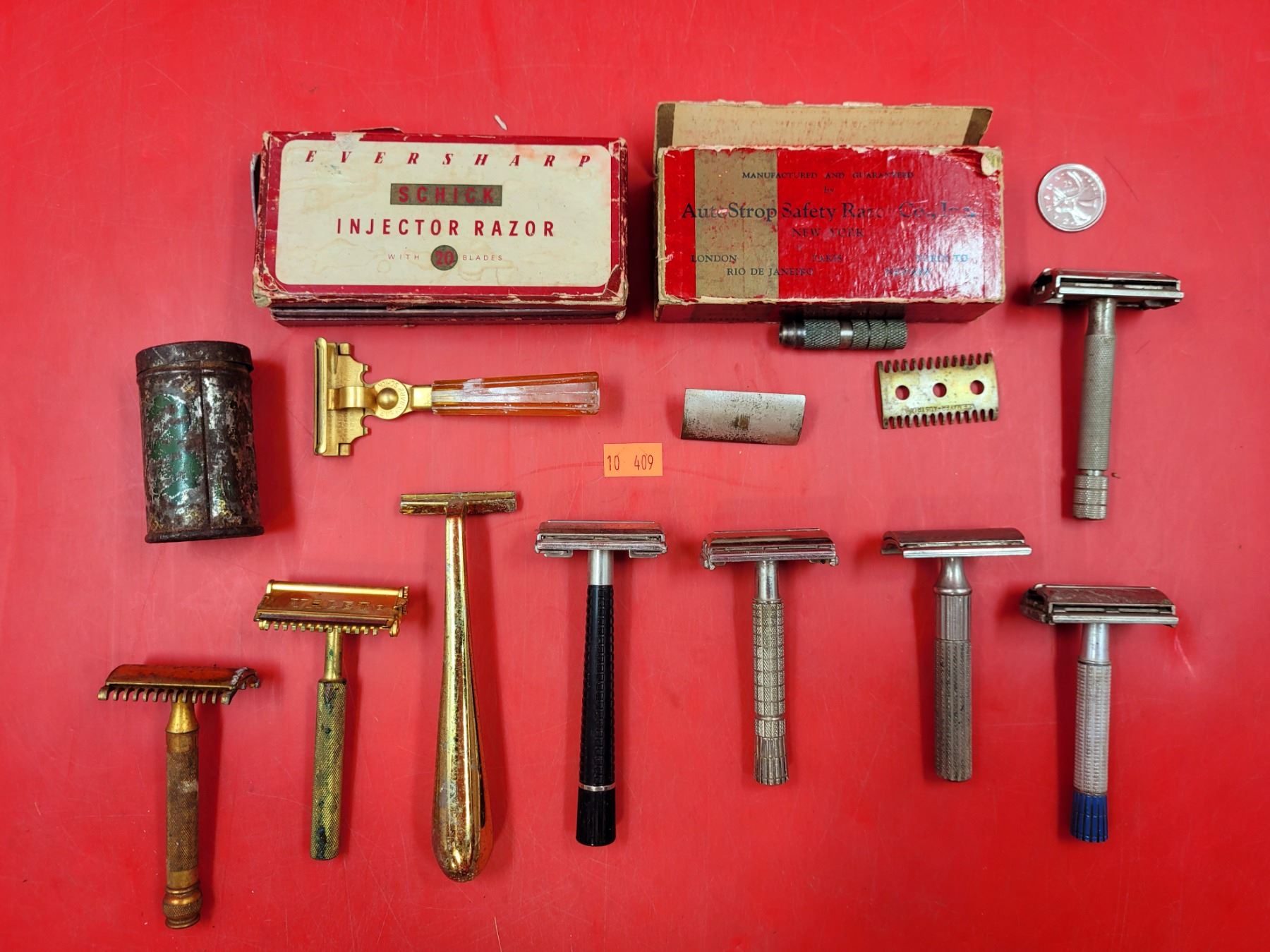 Schick Injector Razor Timeline VTG Razor Lot w/ Schick Injector Razor
