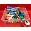 Image 1 : Bin of Assorted Lego