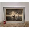 Image 1 : Framed, Signed, & Numbered Orca Print by J. Collins