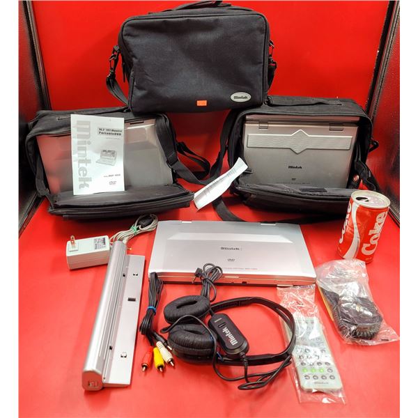 Portable Mintek DVD Player Lot
