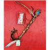 Image 1 : Handcrafted Navajo Talking Stick by Fedele Beaver