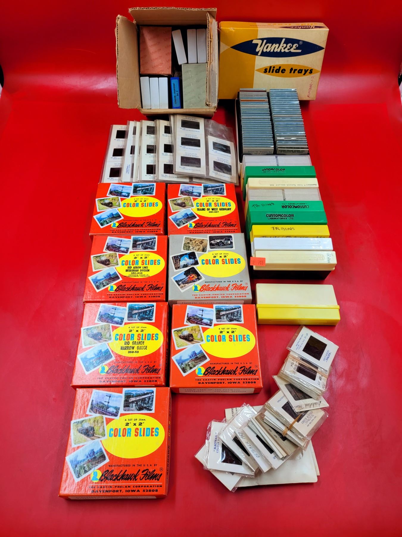 Assorted VTG Slide Lot (Includes Color Slides)