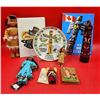 Image 1 : VTG Native Print, Plate, Dolls, Accessories & Décor