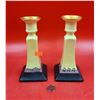 Image 1 : 2 Limoges Music Note Candleholders