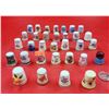 Image 1 : VTG Painted Sewing Thimbles