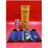 Image 1 : Chinese Hand-Painted Bamboo Vase & Folding Sewing Puzzle Box