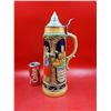 Image 1 : Large Beer Stein Made in Western Germany