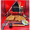 Image 1 : Assorted Tool & Gardening Lot w/ Fuller Tool Belt & Craftsman Toolbox