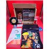 Image 1 : Assorted CDs, 2 45RPM Records, & TLC T-Shirt