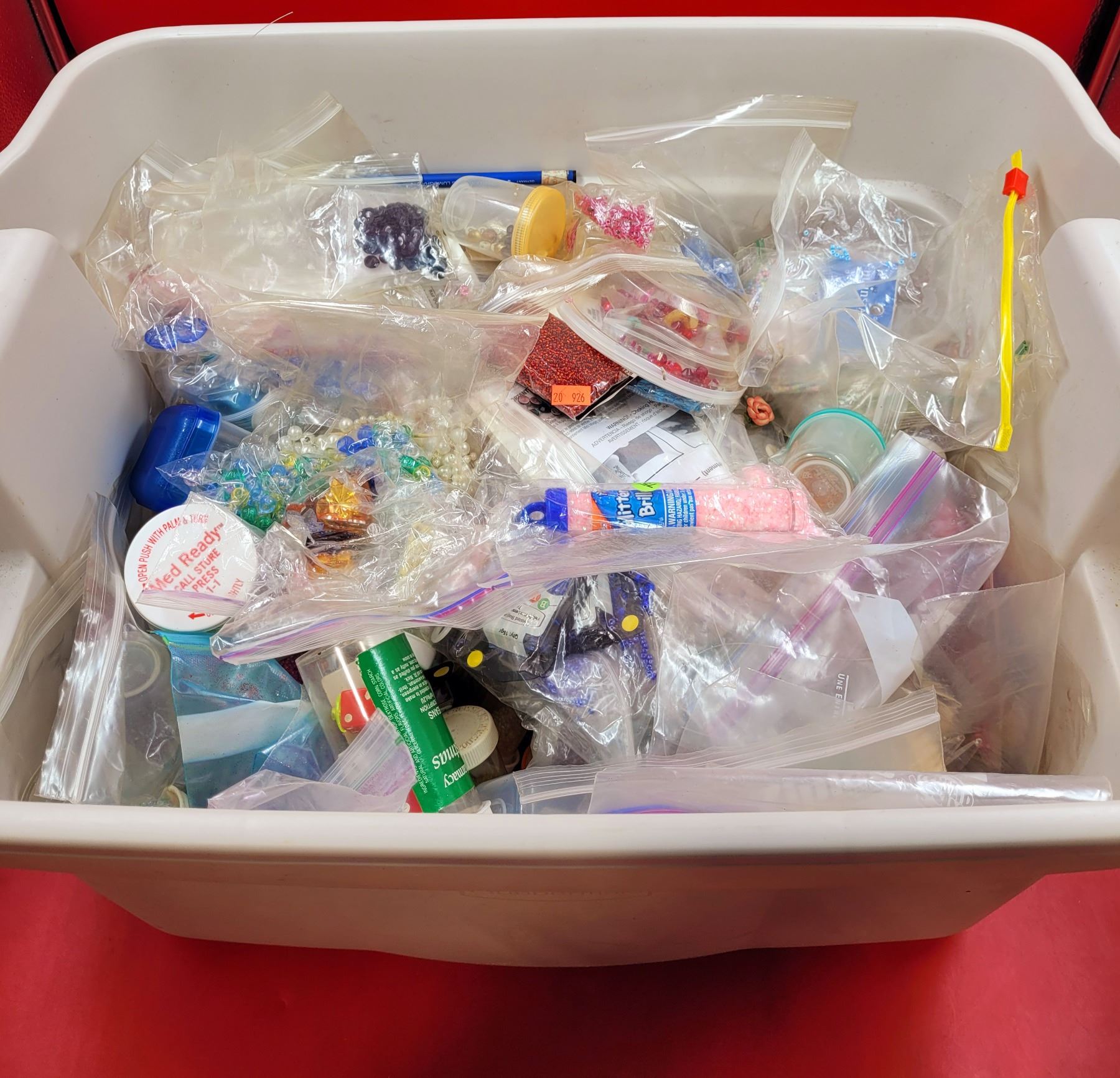 Assorted Beads & Craft Materials