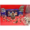 Image 1 : Assorted Christmas Village Buildings & Figures