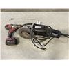Image 1 : MILWAUKEE DRILL AND BATTERY WITH CRAFTSMAN GRINDER
