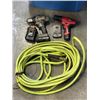 Image 2 : TOTE OF ASSORTED POWER TOOLS AND AIR HOSE