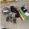 Image 1 : BIKE HELMET, WATER BOTTLE HOLDERS AND RESISTANCE BAND KITS