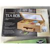 Image 3 : BAMBOO TEA BOX AND CHEESE BOARD SET