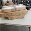 Image 1 : DUAL MONITOR DESK STAND, HEIGHT ADJUSTABLE KEYBOARD TRAY AND DRAWER KIT