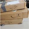 Image 2 : DUAL MONITOR DESK STAND, HEIGHT ADJUSTABLE KEYBOARD TRAY AND DRAWER KIT
