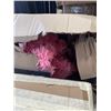 Image 3 : TWO 1.95m CHRISTMAS TREES, WHITE AND PINK