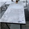 Image 2 : STAINLESS PREP TABLE 48" X 24" X 35" HIGH WITH BRACKET