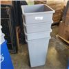 Image 1 : 4 TALL BINS 14" X 14" X 27" DEEP