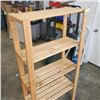 Image 2 : WOODEN 4 TIER SHELF