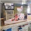 Image 2 : WESTON ELECTRIC TOMATO STRAINER - TESTED WORKING, RETAIL $258