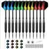 Image 1 : 12 NEW DARTS 4 SETS OF 3 WITH ACCESSORIES CUSTOMIZABLE