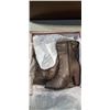 Image 2 : 2 PAIR OF NEW LEATHER BOOTS SIZE 7 AND 6.5