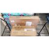 Image 1 : DUAL MONITOR DESK STAND, 24" CLAMP ON SHELF AND HEIGHT ADJUSTABLE KEYBOARD TRAY