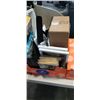 Image 2 : BOX OF HOME DECOR, STRAWS ETC