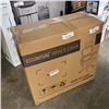 Image 1 : NEW ECCONITURE HIGH BACK EXECUTIVE MESH BACK OFFICE CHAIR WITH LUMBAR SUPPORT, WHITE/ GREY RETAIL $3