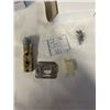 Image 7 : 6 NEW DOOR HANDLES, MONACO SATIN, 3 ENTRANCE, 3 PRIVACY, ALL WITH HARDWARE, KEYS WITH ENTRANCE LOCKS