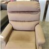 Image 2 : BROWN FABRIC POWER LIFT CHAIR, WORKING, CLEAN