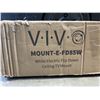 Image 2 : WHITE ELECTRIC FLIP DOWN CEILING TV MOUNT