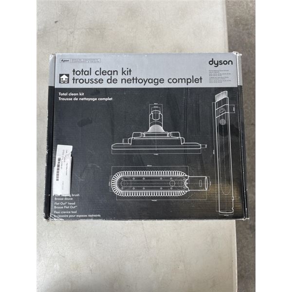 DYSON TOTAL CLEAN KIT, RETAIL $129