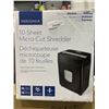 Image 2 : INSIGNIA 10 SHEET MICROCUT PAPER SHREDDER - TESTE WORKING, RETAIL $129