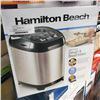 Image 2 : HAMILTON BEACH ARTISAN DOUGH AND BREAD MAKER - TESTED WORKING, RETAIL $149